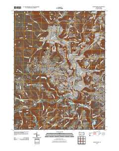 Johnstown 2010 topographic map thumbnail