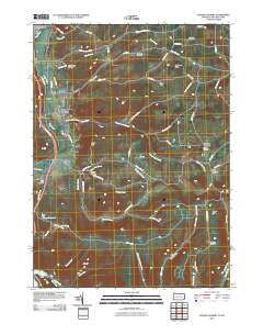 Jackson Summit 2010 topographic map thumbnail