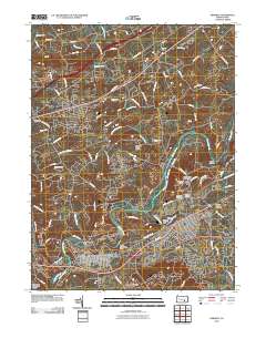 Hershey 2010 topographic map thumbnail