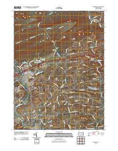 Hamburg 2010 topographic map thumbnail