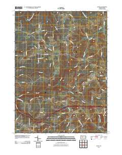 Hazen 2010 topographic map thumbnail