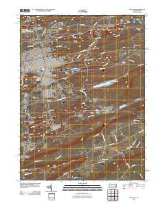 Hazleton 2010 topographic map thumbnail