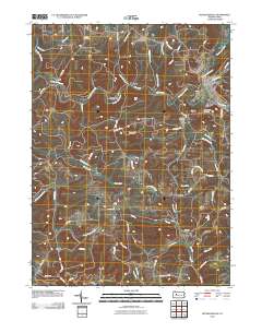 Reynoldsville 2010 topographic map thumbnail