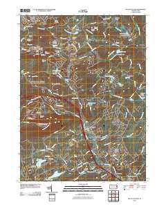 Mount Pocono 2010 topographic map thumbnail