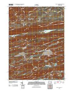 Mount Carmel 2010 topographic map thumbnail
