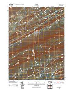 McClure 2010 topographic map thumbnail