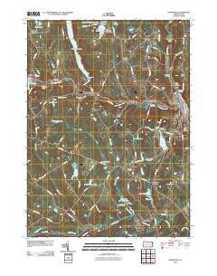 Honesdale 2010 topographic map thumbnail