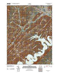 Huntingdon 2010 topographic map thumbnail