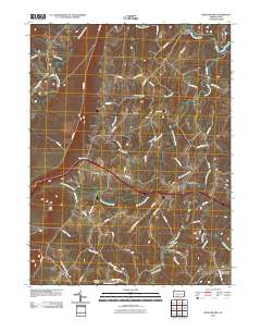 Hustontown 2010 topographic map thumbnail