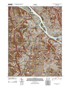 Pittsburgh West 2010 topographic map thumbnail