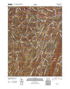 Mench 2010 topographic map thumbnail