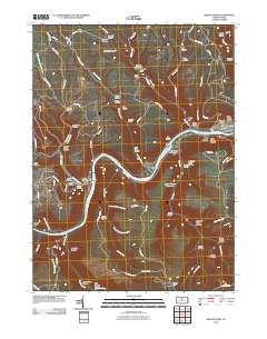 Renovo West 2010 topographic map thumbnail