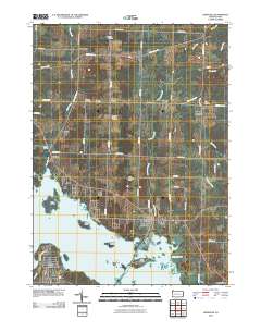 Linesville 2010 topographic map thumbnail