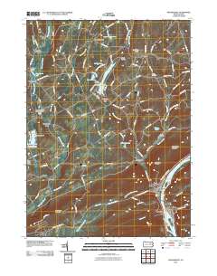 Shickshinny 2010 topographic map thumbnail