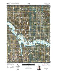 Sharpsville 2010 topographic map thumbnail