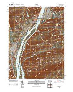 Sunbury 2010 topographic map thumbnail