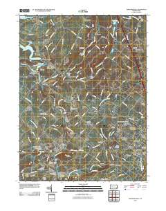 Perkiomenville 2010 topographic map thumbnail