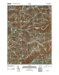Roseville 2010 topographic map thumbnail