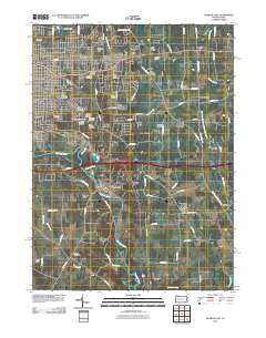 Sharon East 2010 topographic map thumbnail