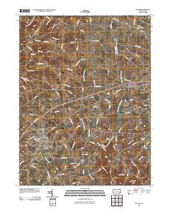 Oxford 2010 topographic map thumbnail