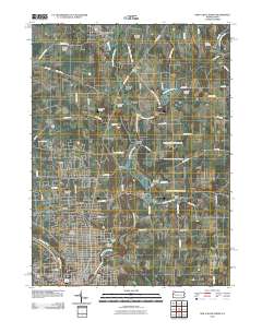 New Castle North 2010 topographic map thumbnail