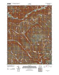 West Creek 2010 topographic map thumbnail
