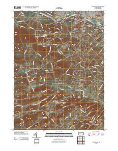 Pottstown 2010 topographic map thumbnail