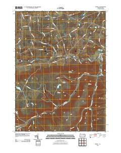 Powell 2010 topographic map thumbnail