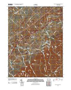 Walnut Bottom 2010 topographic map thumbnail