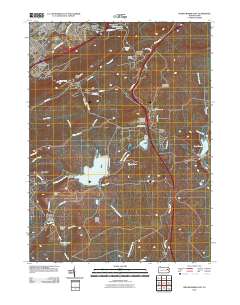 Wilkes-Barre East 2010 topographic map thumbnail