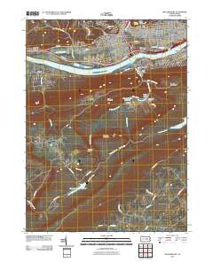 Williamsport 2010 topographic map thumbnail