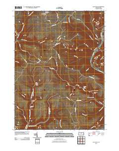 Slate Run 2010 topographic map thumbnail