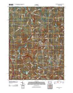 Slippery Rock 2010 topographic map thumbnail