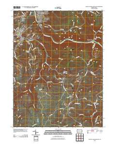 South Connellsville 2010 topographic map thumbnail