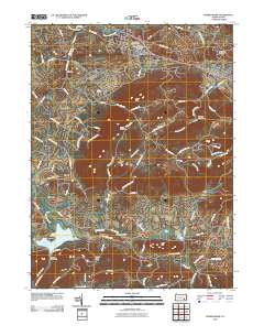 Womelsdorf 2010 topographic map thumbnail