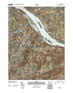 York Haven 2010 topographic map thumbnail