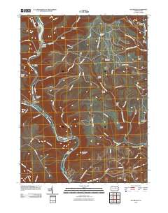 Waterville 2010 topographic map thumbnail