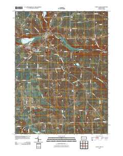 Sandy Lake 2010 topographic map thumbnail