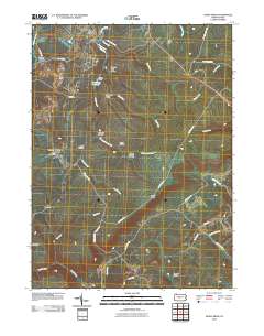 Sandy Ridge 2010 topographic map thumbnail