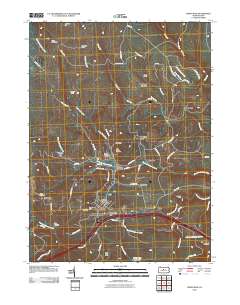 Snow Shoe 2010 topographic map thumbnail