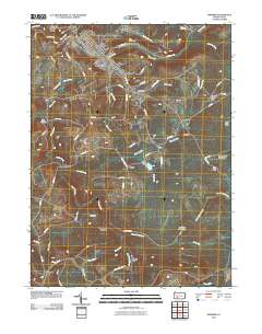 Windber 2010 topographic map thumbnail