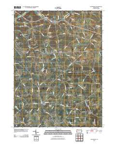 Saxonburg 2010 topographic map thumbnail