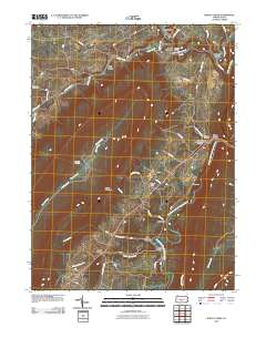 Spruce Creek 2010 topographic map thumbnail