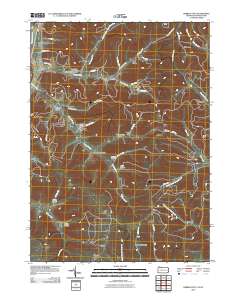Derrick City 2010 topographic map thumbnail