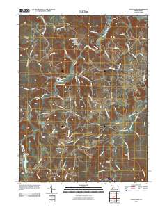 Stahlstown 2010 topographic map thumbnail