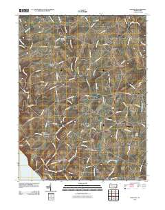 Wakefield 2010 topographic map thumbnail