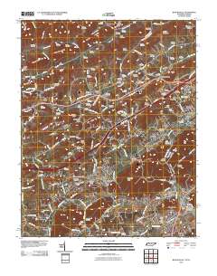 Blountville 2010 topographic map thumbnail