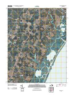 Bloxom 2011 topographic map thumbnail