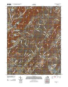Alberene 2010 topographic map thumbnail