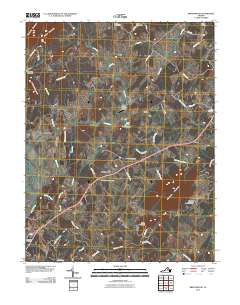 Brightwood 2010 topographic map thumbnail